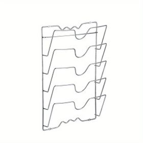 1pc Hanging Pot Lid Holders, Multifunctional Pot And Lid Rack Wall-mounted Storage Rack, Kitchen Accessories