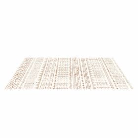 Area Rug, 6 x 9 ft Large Washable Rug, Non-Slip and Tear-Resistant Soft Carpet, Pet & Child Friendly Modern Area Rugs, Indoor Mat for Bedro
