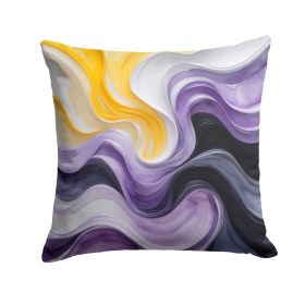 Throw Pillow Machine Washable, Indoor Outdoor Decorative Pillow for Couch, Bed or Patio, 14Hx14W