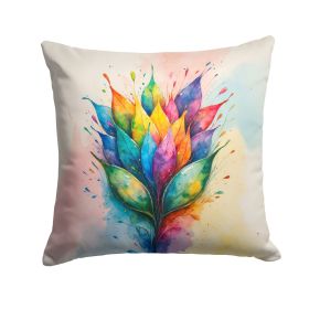 Throw Pillow Machine Washable, Indoor/Outdoor Decorative Pillow for Couch, Bed or Patio, 14Hx14W