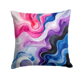 Throw Pillow Machine Washable, Indoor Outdoor Decorative Pillow for Couch, Bed or Patio, 18Hx18W