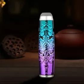 Beautifully Gift Boxed, Portable Car Ashtray Features An Innovative Anti-smoke, Anti-drip Design Home Or Office - Keeps Your Car Clean And Odour (Option: ColorfulPrinting)
