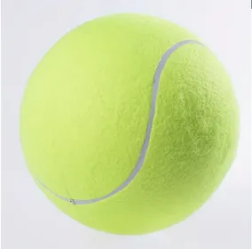 Big Tennis Ball For Dogs-9.5" Inflatable Giant Tennis Balls Large Pet Toys For Outdoor/Indoor Sports Oversize Dog Toy Ball For Small/Medium/Large (Option: 95inch)