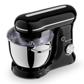 6QT Electric Stand Mixer, 10 Speed, Tilt-Head, Dough Mixer With Dishwasher Safe Stainless Steel Bowl, Flat Beater (Option: SM2542Nblack)