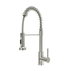 Single-Handle Pull-Down Sprayer Kitchen Faucet In Chrome (Option: W12244779)