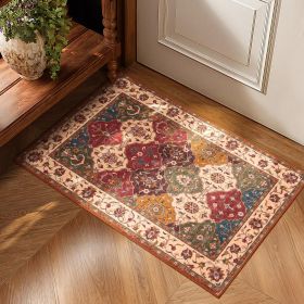 Washable Runner Rug 2x6, Moroccan Faux Wool Runner Rug Non Slip, Low Pile (size: RDFGLG6090T)