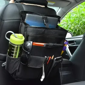 Car Front Seat Organiser Bag [Updated ] Dedicated Tablet And Laptop Storage Stable Side Strap Soft Adjustable Shoulder Strap And Hardened Strap B (Option: Highqualitypeople)