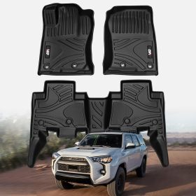 All Weather TPE Custom Fit Floor Liner For 4Runner 2013-2024 & For Lexus GX460 2014-2023 (Option: Black)